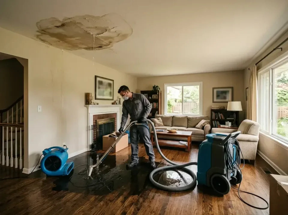 attic-pipe-burst-ceiling-drip-008 — frequently asked questions, Water Damage Restoration & Carpet Care in Woodson Terrace, MO